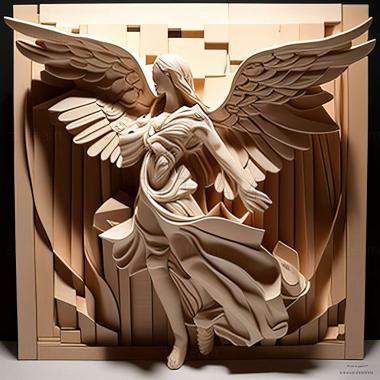 3D модель Canadian Tachibana Angel BeatsИЗ АНИМЕ (STL)